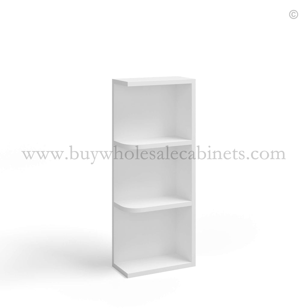 White Shaker Open End Shelf (Reversible)
