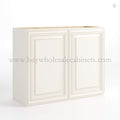 Charleston White Raised Panel 24″ H Double Door Wall Cabinet