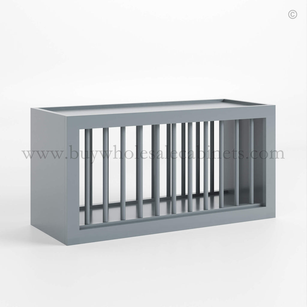 Gray Shaker Plate Rack