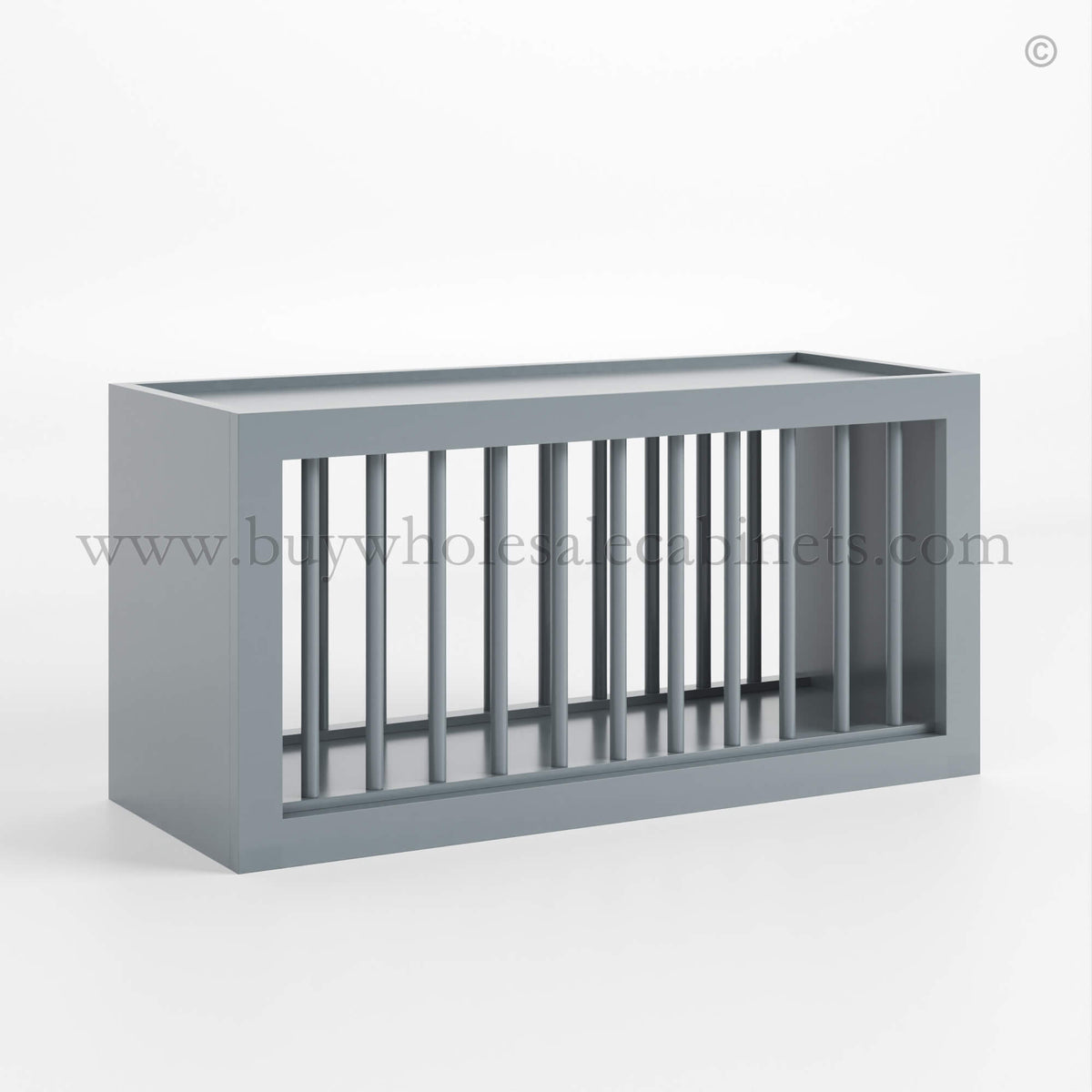 Gray Shaker Plate Rack