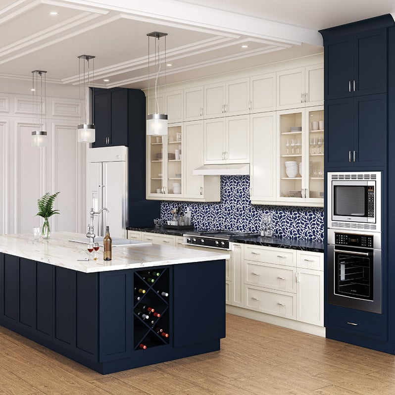 Frameless Pearl White Dishwasher Panel