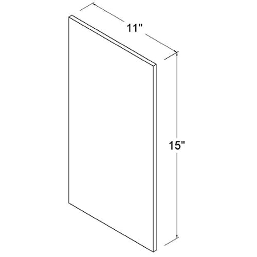 Frameless Gloss White Sample Door