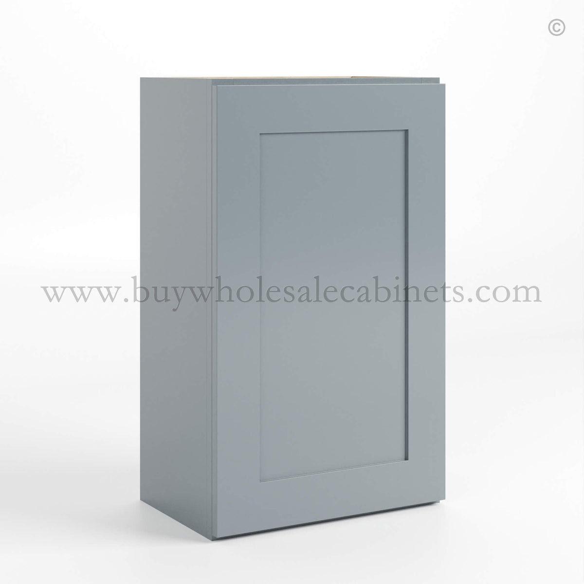 Gray Shaker 36″ H Single Door Wall Cabinet
