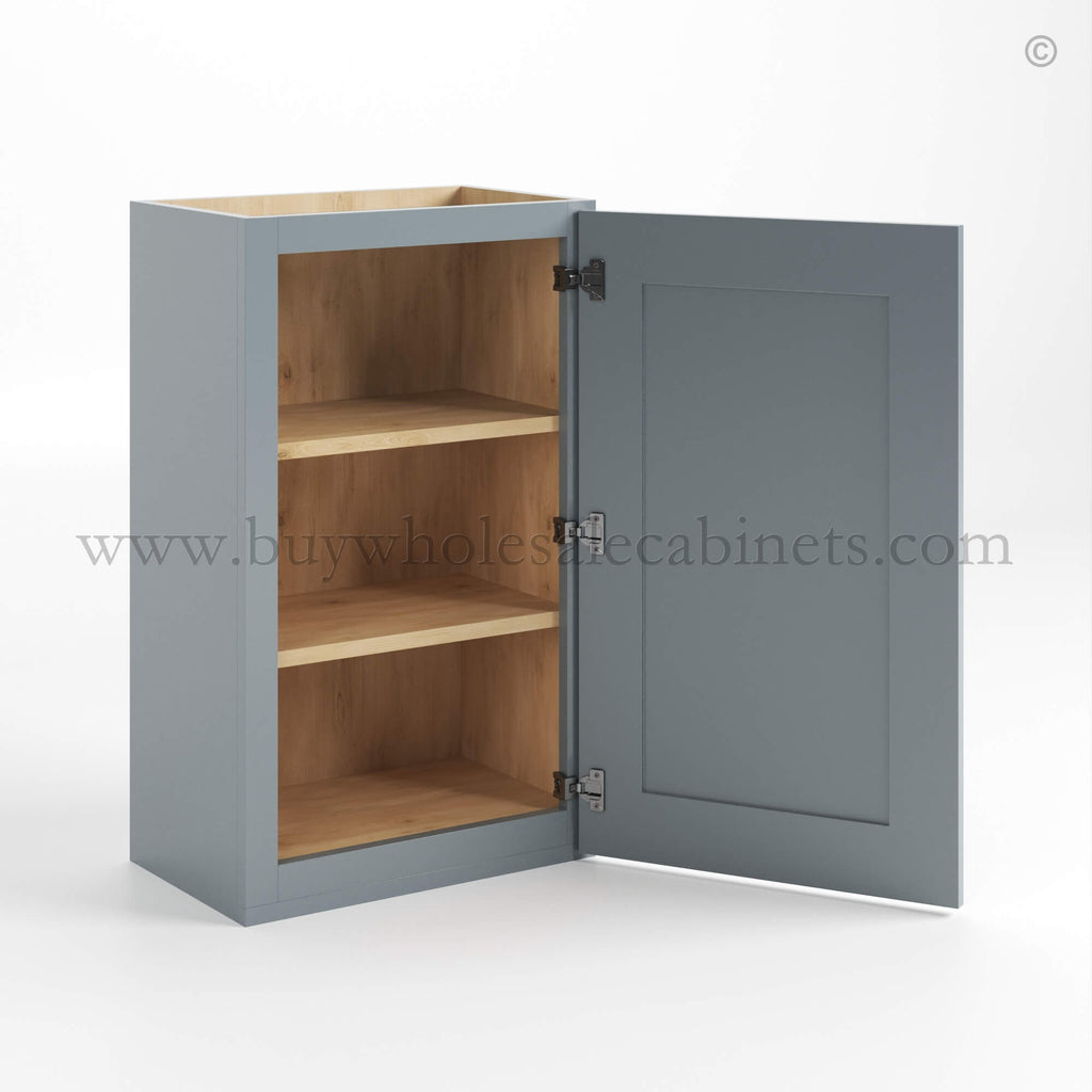 Gray Shaker 36″ H Single Door Wall Cabinet