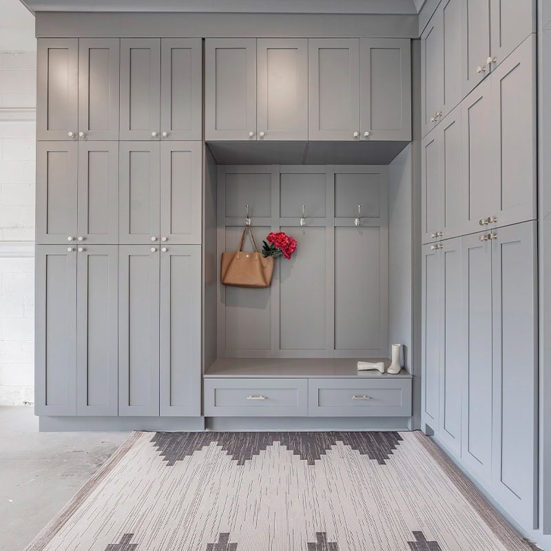 Frameless Graphite Gray Sample Door