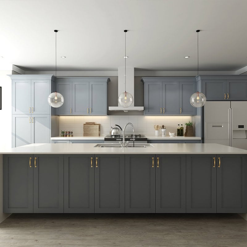 Frameless Graphite Gray Corbel Medium