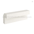 Charleston White Raised Panel Angle Light Rail Moulding