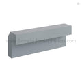 Gray Shaker Angle Light Rail Moulding
