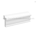 White Shaker Light Rail Moulding