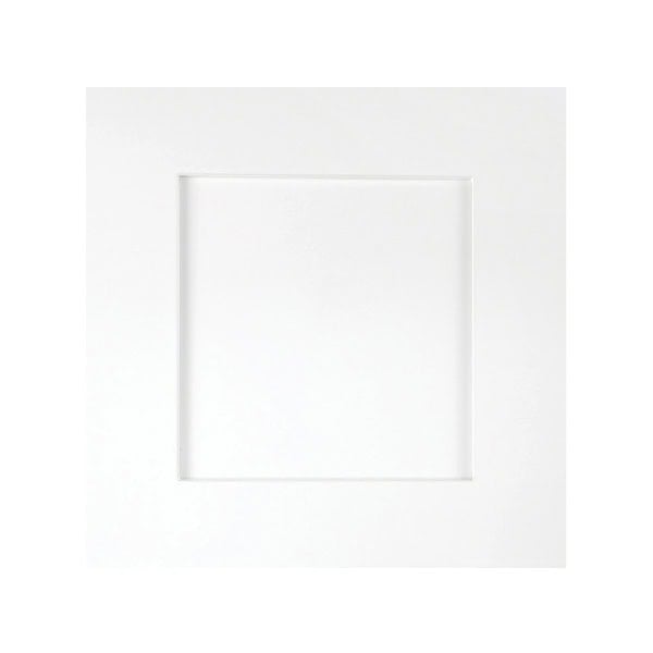 Frameless Modern White Shaker Sample Door