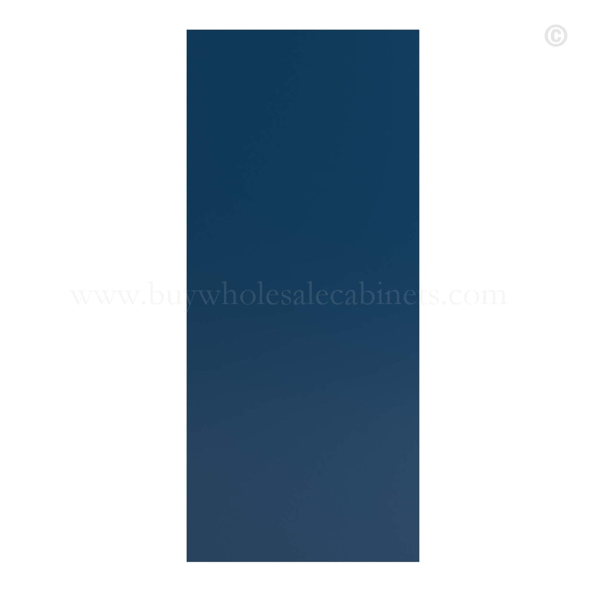 Navy Blue Shaker Finished Plywood Island Panel