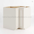 Charleston White Raised Panel Easy Reach Base Cabinet