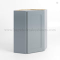 Gray Shaker 24″ Diagonal Corner Wall Cabinet