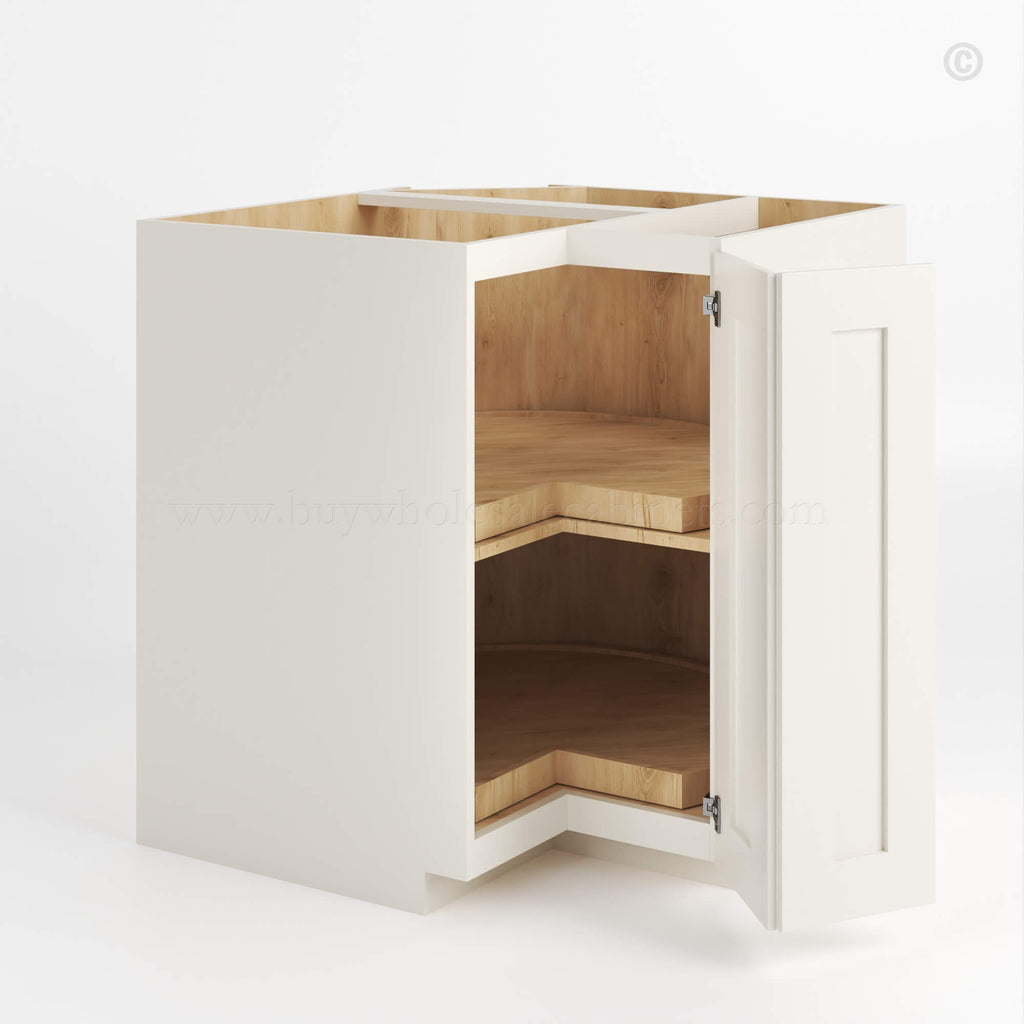 Charleston White Raised Panel Wood Tray