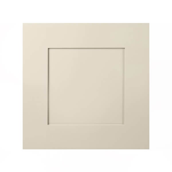 Frameless Ivory White Sample Door