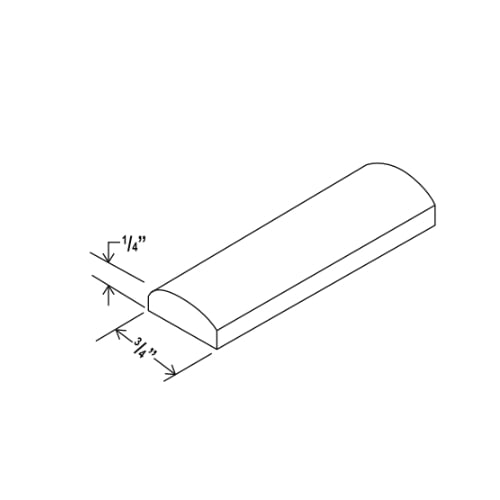 Black Shaker Batten Moulding
