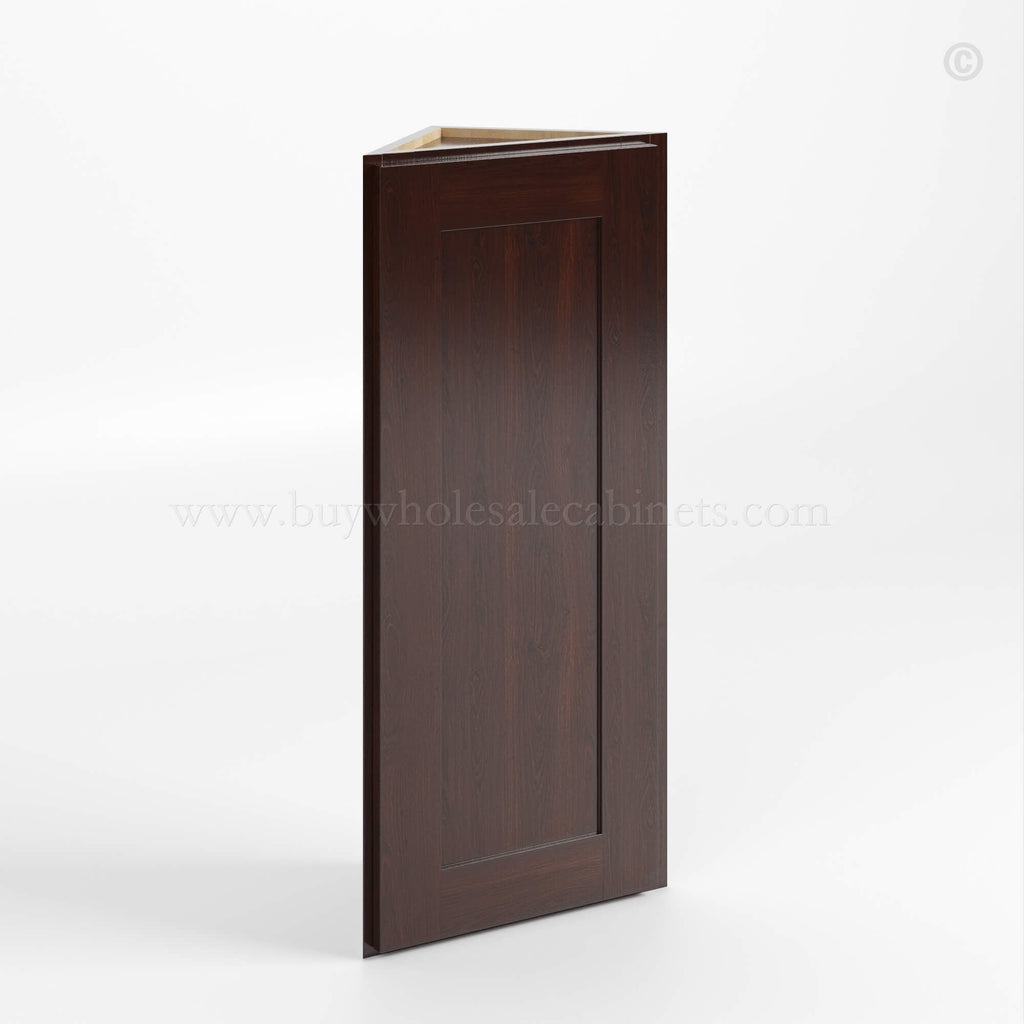 Shaker Espresso 12″ Angle Wall Cabinet