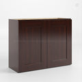 Shaker Espresso 24″ H Double Door Wall Cabinet