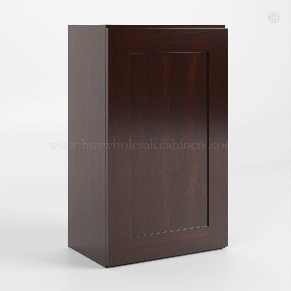 Shaker Espresso 30″ H Single Door Wall Cabinet