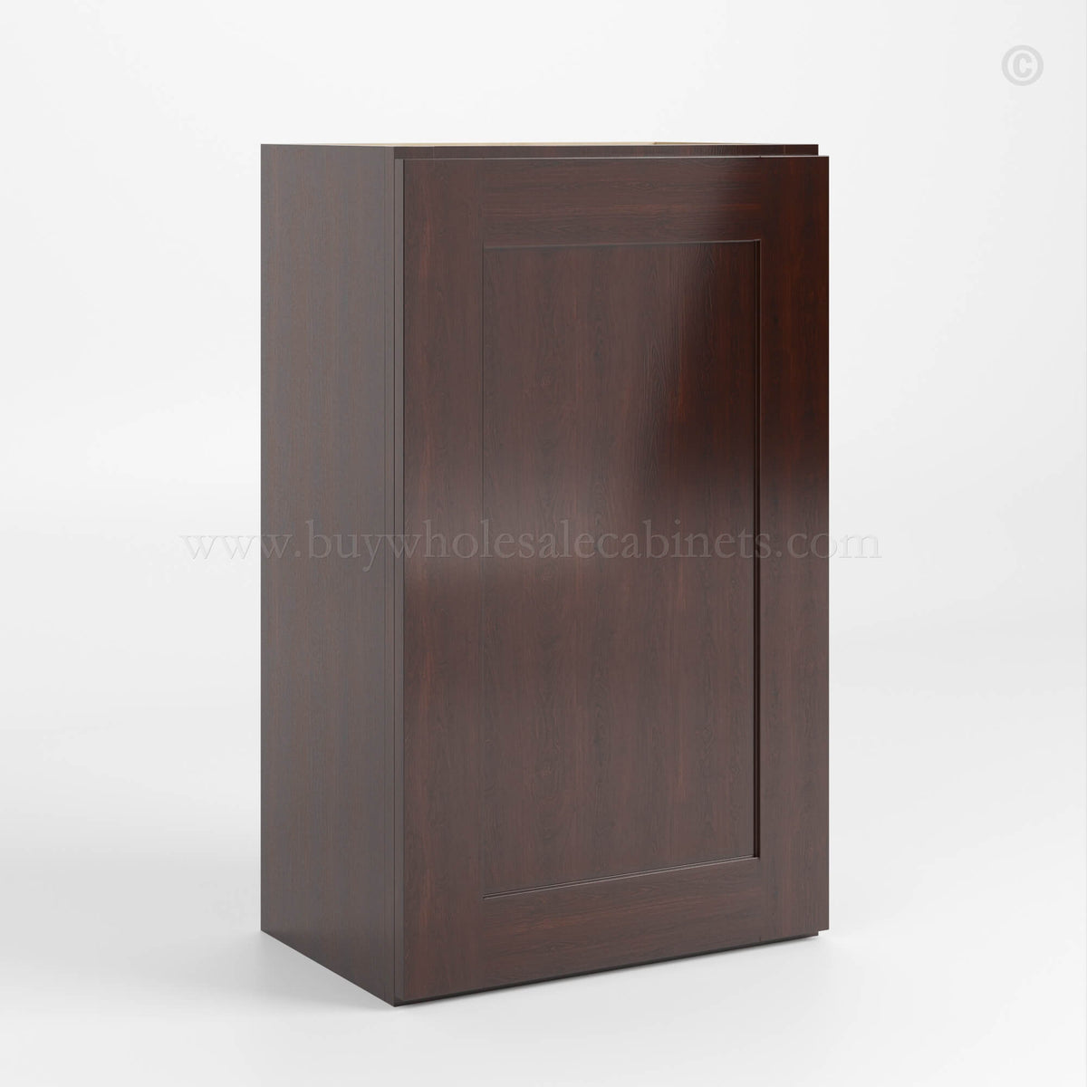Shaker Espresso 36″ H Single Door Wall Cabinet
