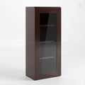 Shaker Espresso 42″ H Single Door Wall Cabinet with Glass Door