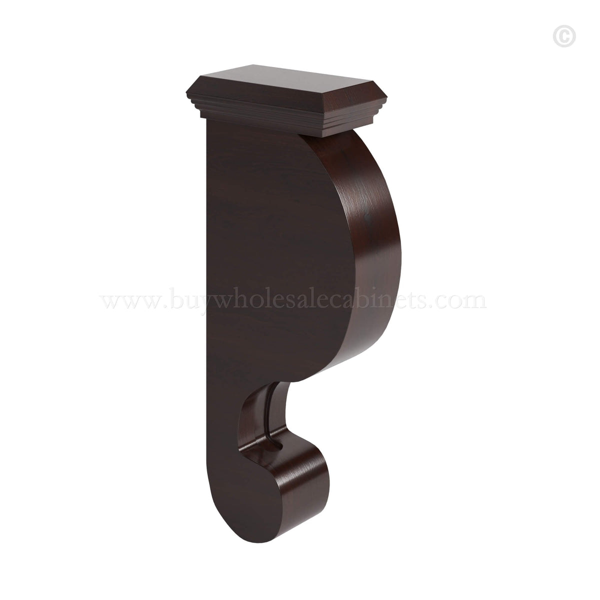 Shaker Espresso Corbel 12 3/4″H
