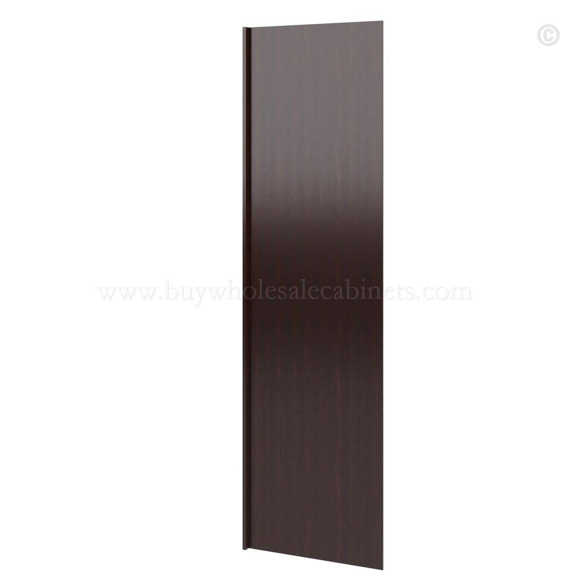 Shaker Espresso Refrigerator End Panel