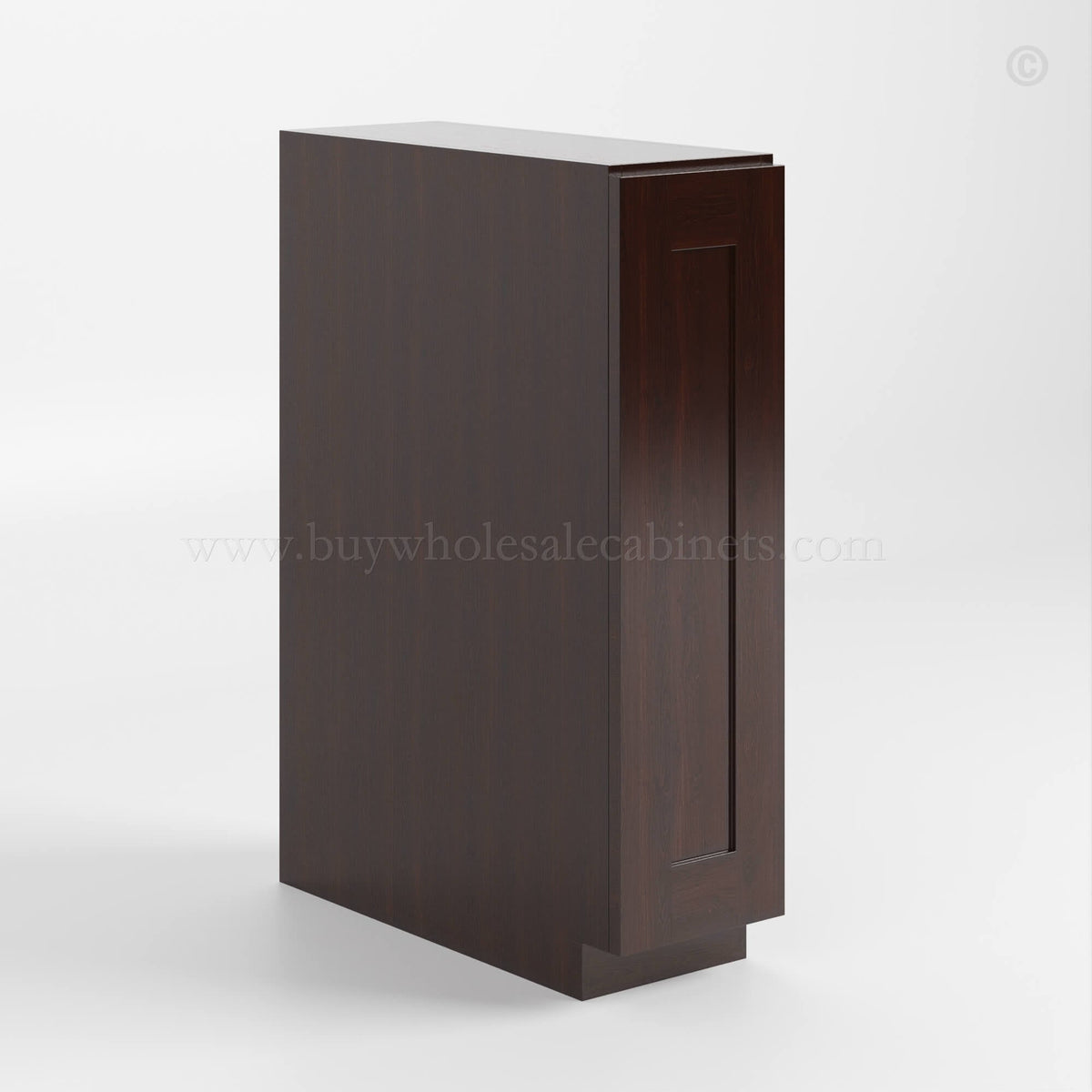 Shaker Espresso Spice Pull Base Cabinet
