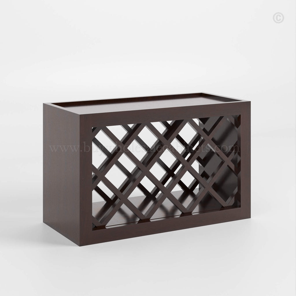 Shaker Espresso Wine Rack