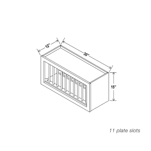 Treasure Chest Shaker Plate Rack