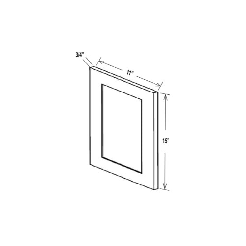 Black Shaker Sample Door