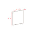 Slim Amber Oak Shaker Base Decorative Door Panel