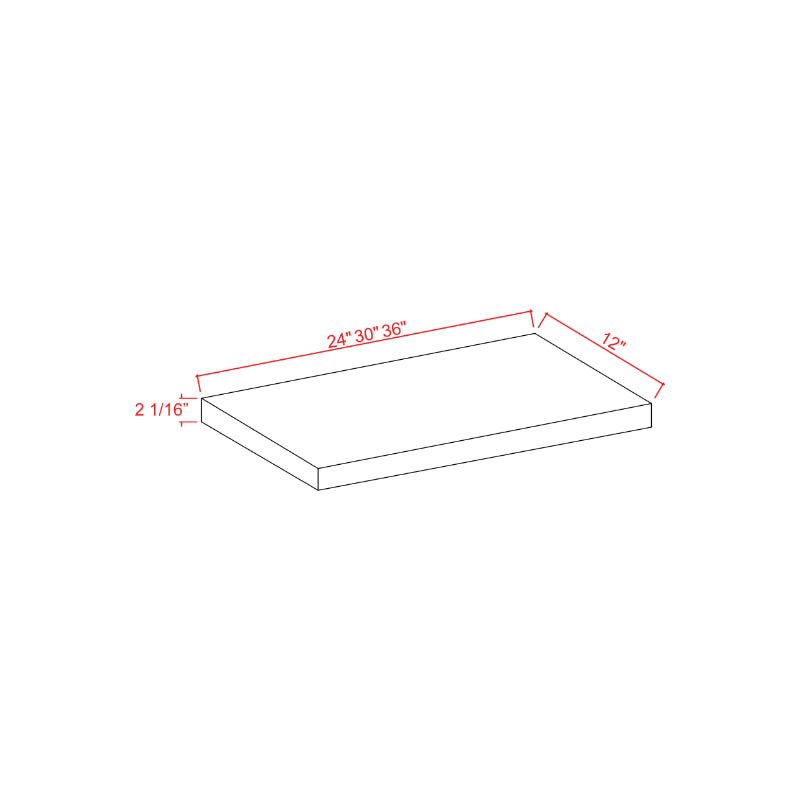Slim Amber Oak Shaker Floating Shelf