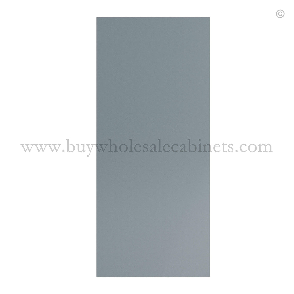 Gray Shaker Finished Plywood Island Panel