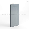 Gray Shaker 12 W Angle Wall Cabinet