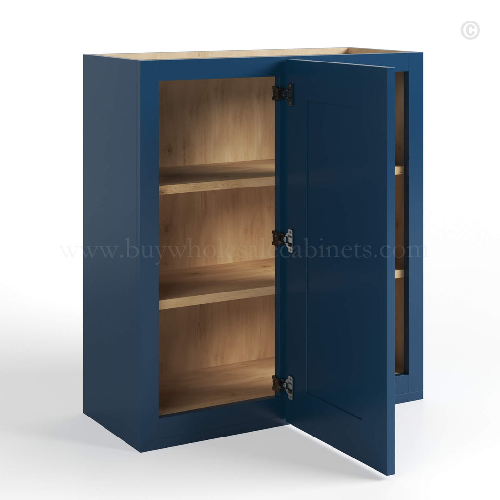 Navy Blue Shaker 36″ H Wall Blind Cabinet