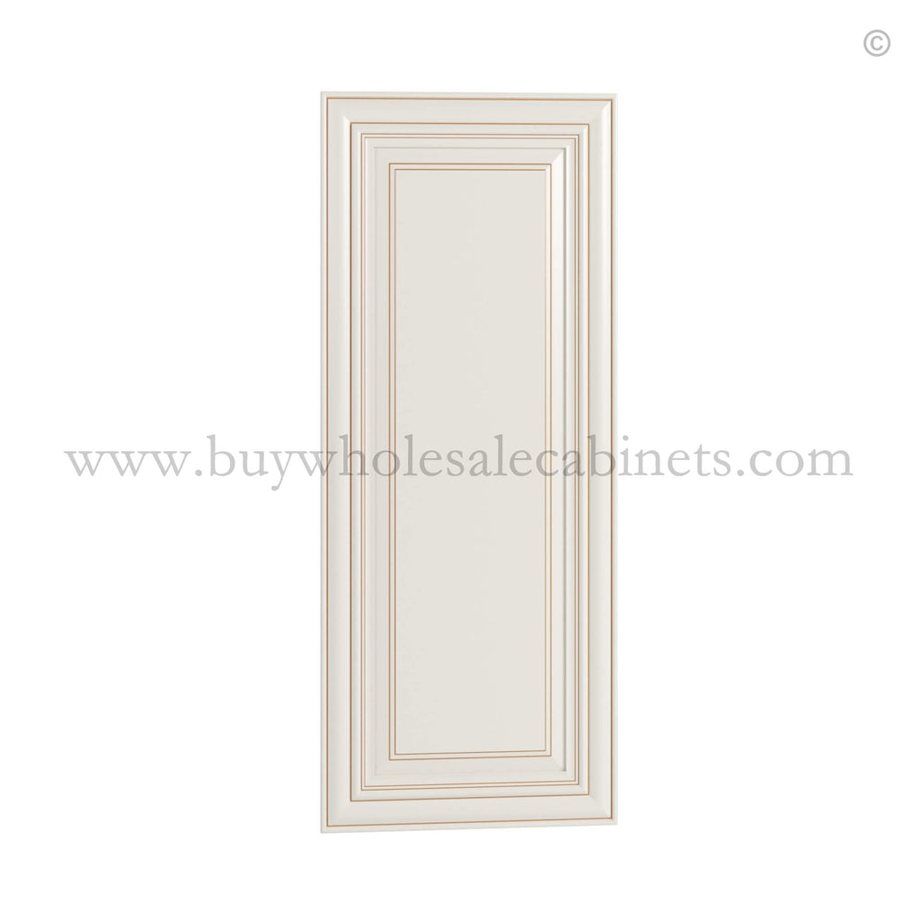 Charleston White Raised Panel Wall Decorative Door Panel