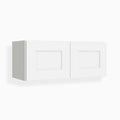 White Shaker 12″ H Double Door Wall Cabinet