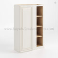 Charleston White Raised Panel 42″ H Wall Blind Cabinet