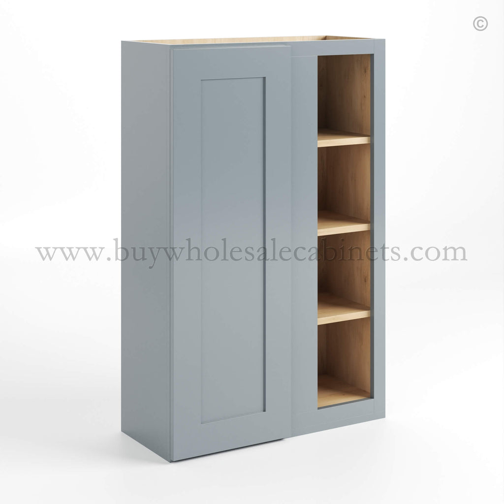 Gray Shaker 42″ H Wall Blind Cabinet