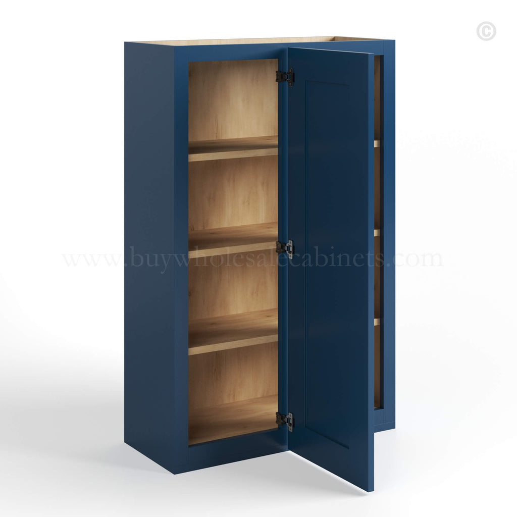 Navy Blue Shaker 42″ H Wall Blind Cabinet