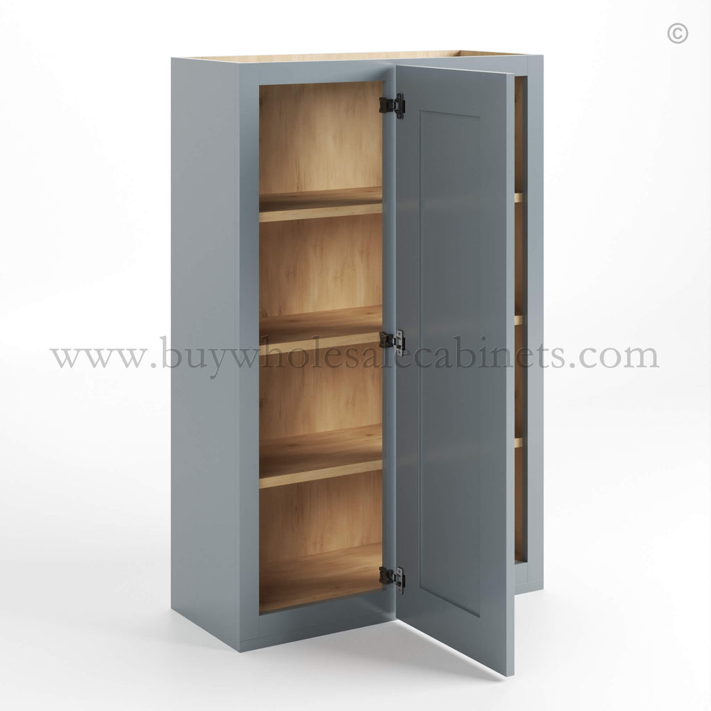 Gray Shaker 42″ H Wall Blind Cabinet