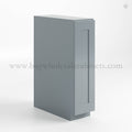 Gray Shaker Spice Pull Base Cabinet