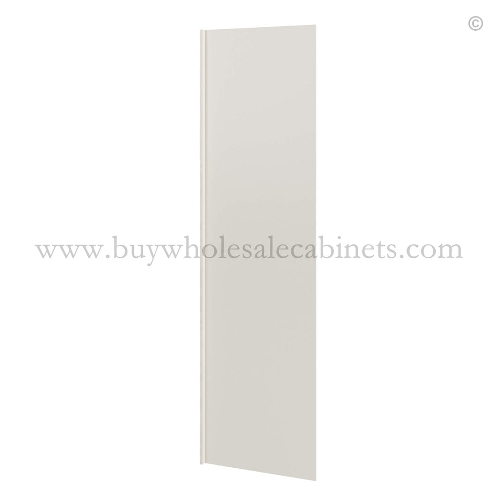 Charleston White Raised Panel Refrigerator End Panel