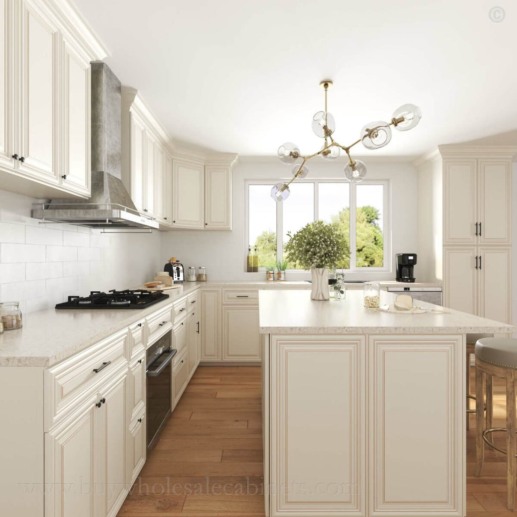 Charleston White Raised Panel Sink Base 27”