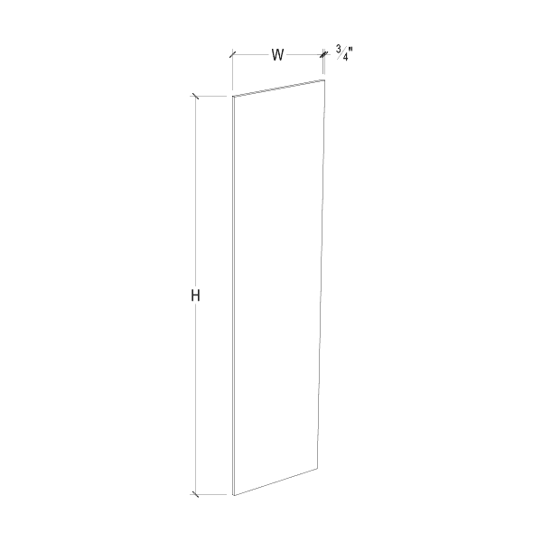 Frameless Graphite Gray Finished Panel – Finish Edge At All Sides
