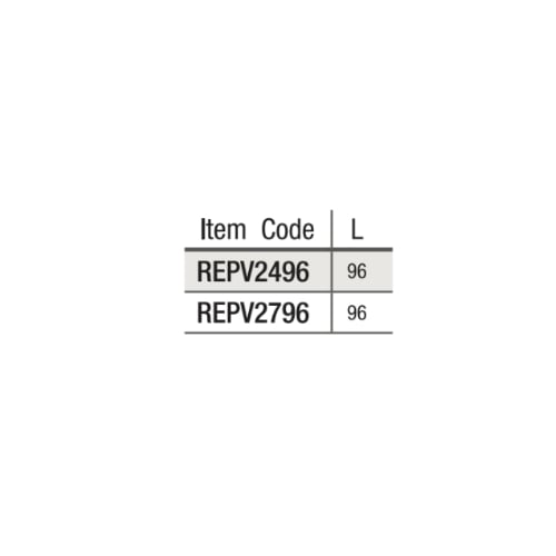 Navy Blue Shaker Refrigerator End Panel