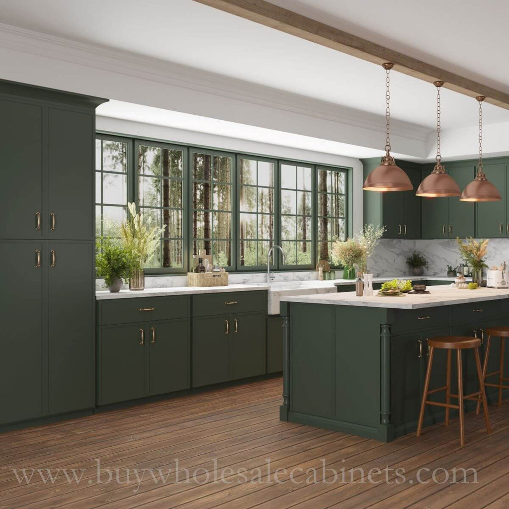 Slim Shaker Green Refrigerator Return Panel