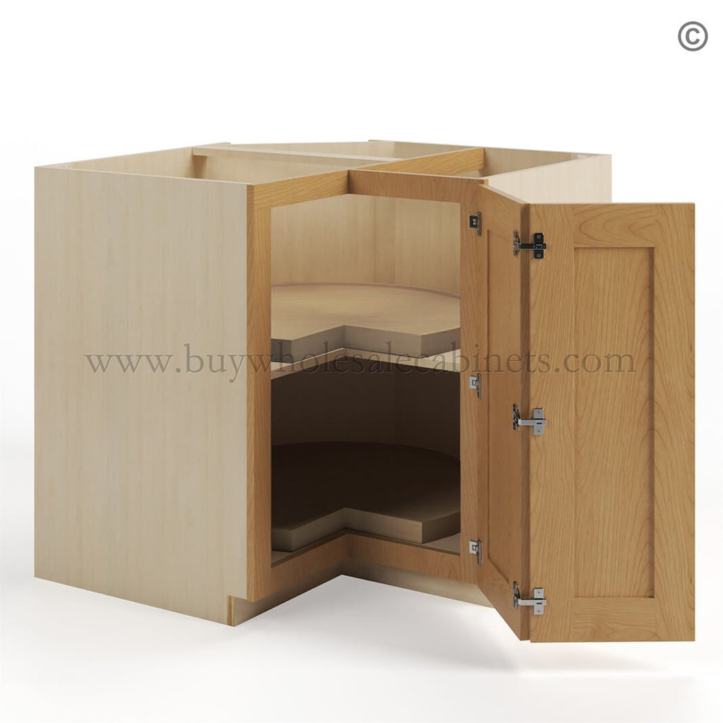 Treasure Chest Shaker Lazy Susan Base Cabinet